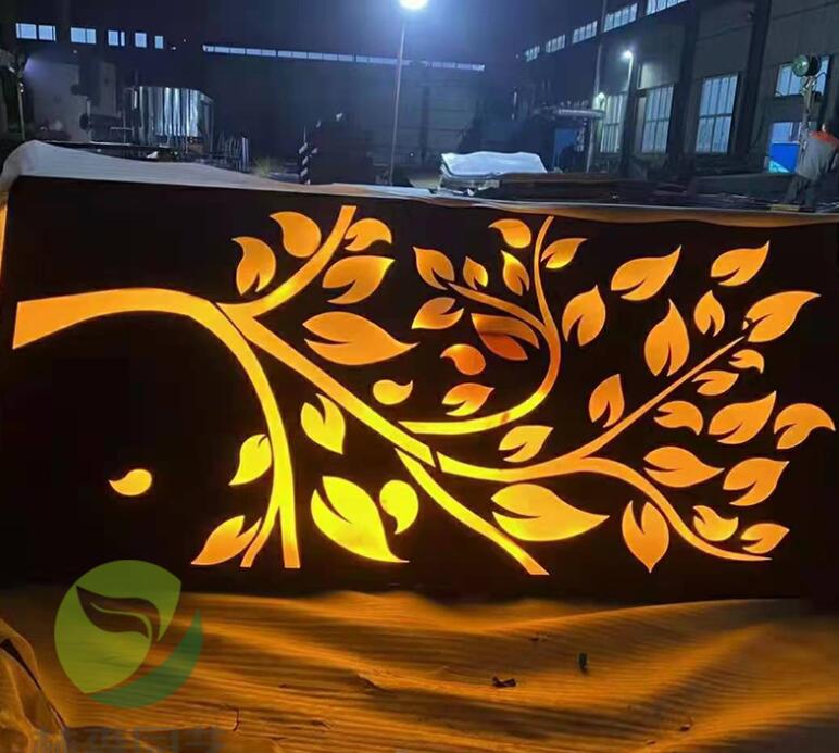 工布江达耐候钢板灯箱