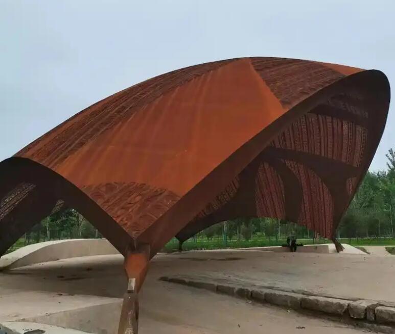 工布江达耐候钢幕墙案例